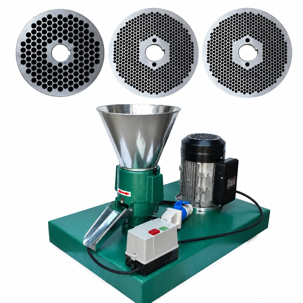Granulator Eurogran 150 cu 3 matrite incluse, motor inclus