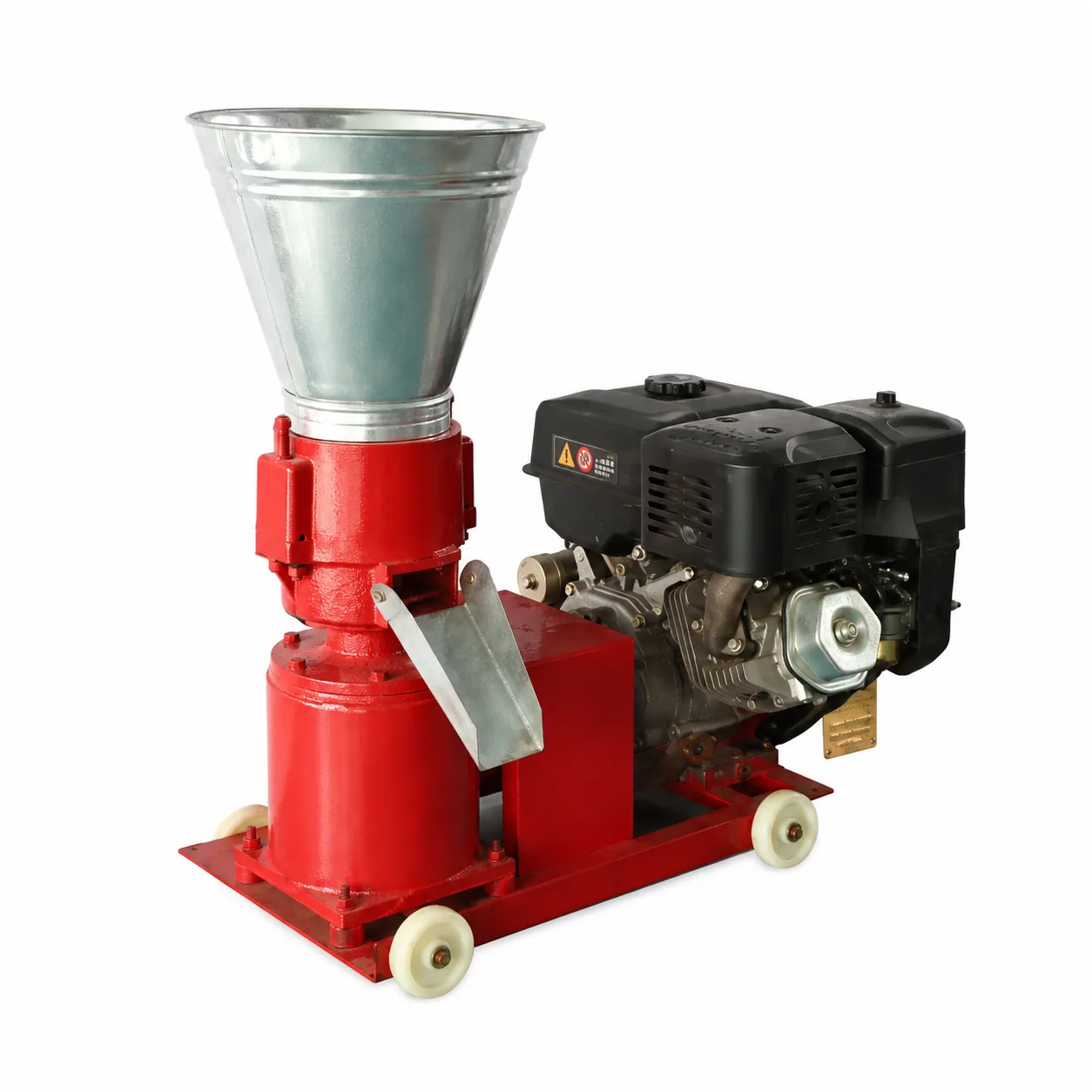 Granulator furaje Rodnic KL-150A cu motor benzina si 3 matrite