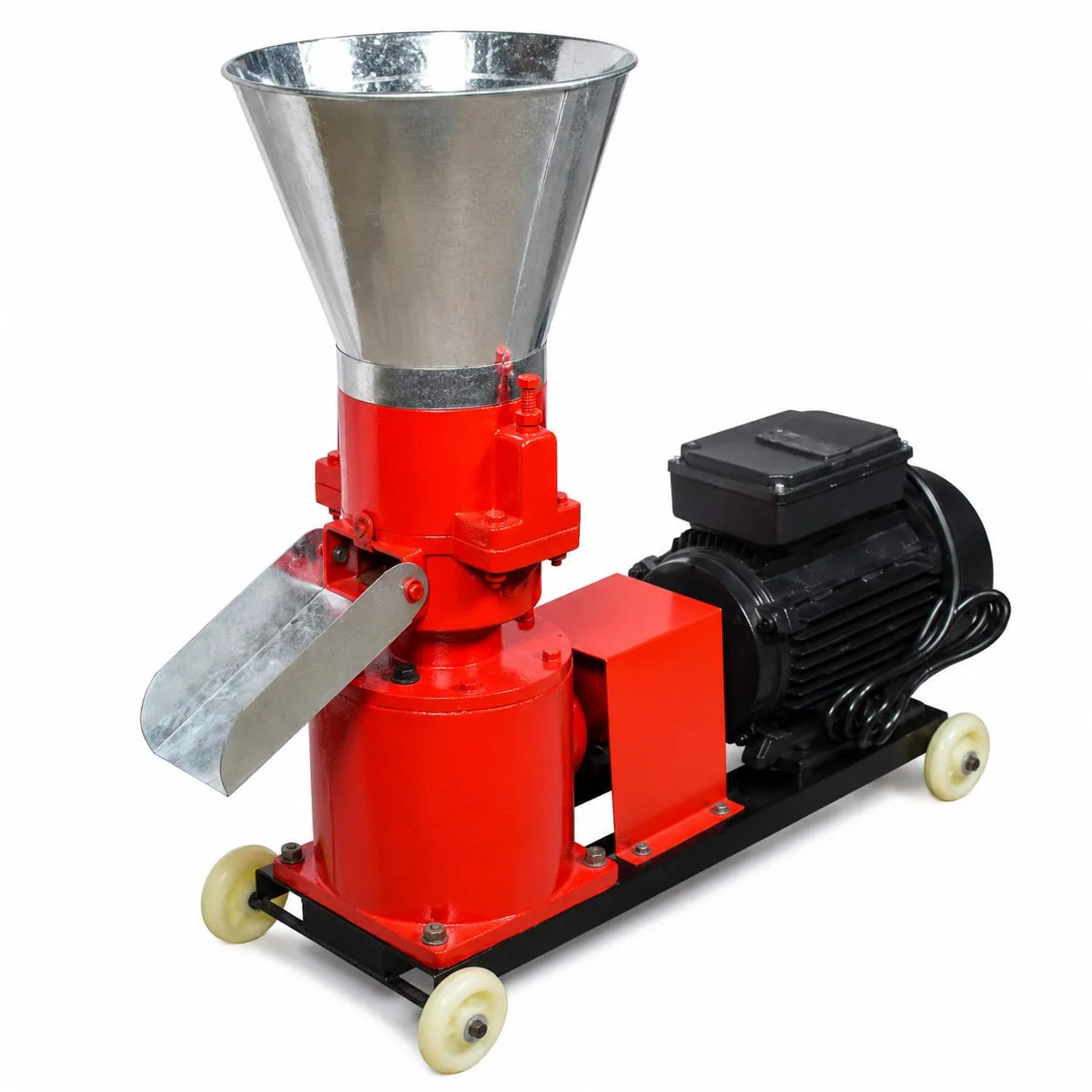 Granulator furaje Rodnic KL-140G, motor inclus, cu 3 matrite incluse