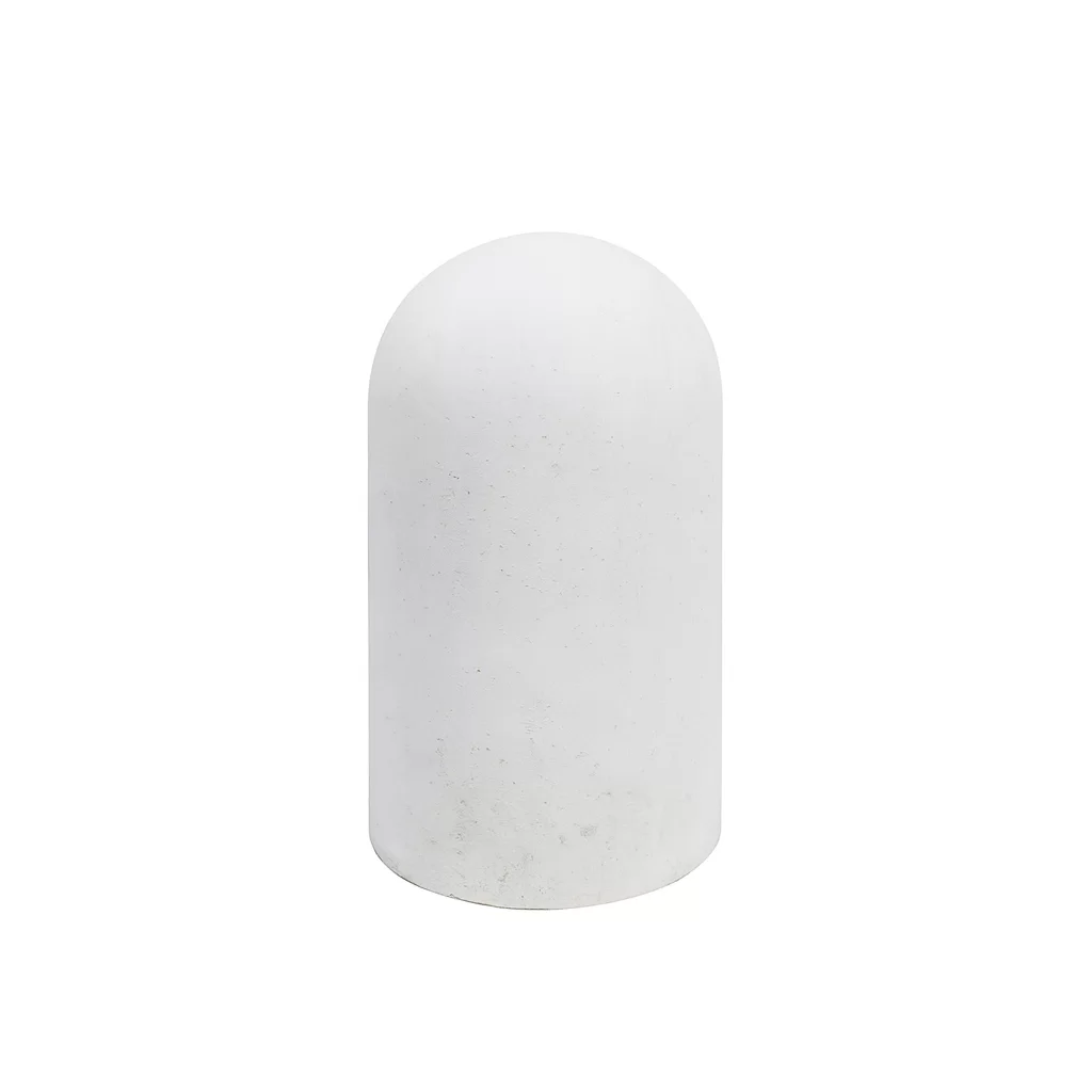 Bolard conic din beton cu aspect de marmura alba 20 x 30 cm Taos