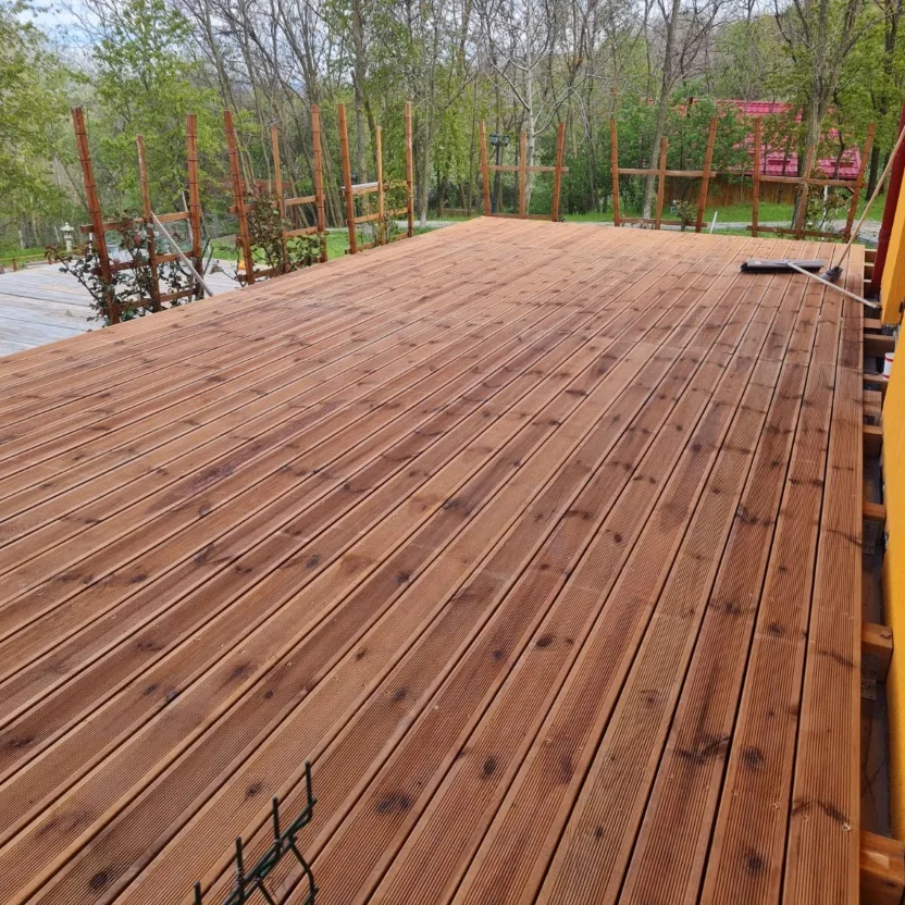 Dusumea din lemn tratat 10 x 3 x 100 cm Deck
