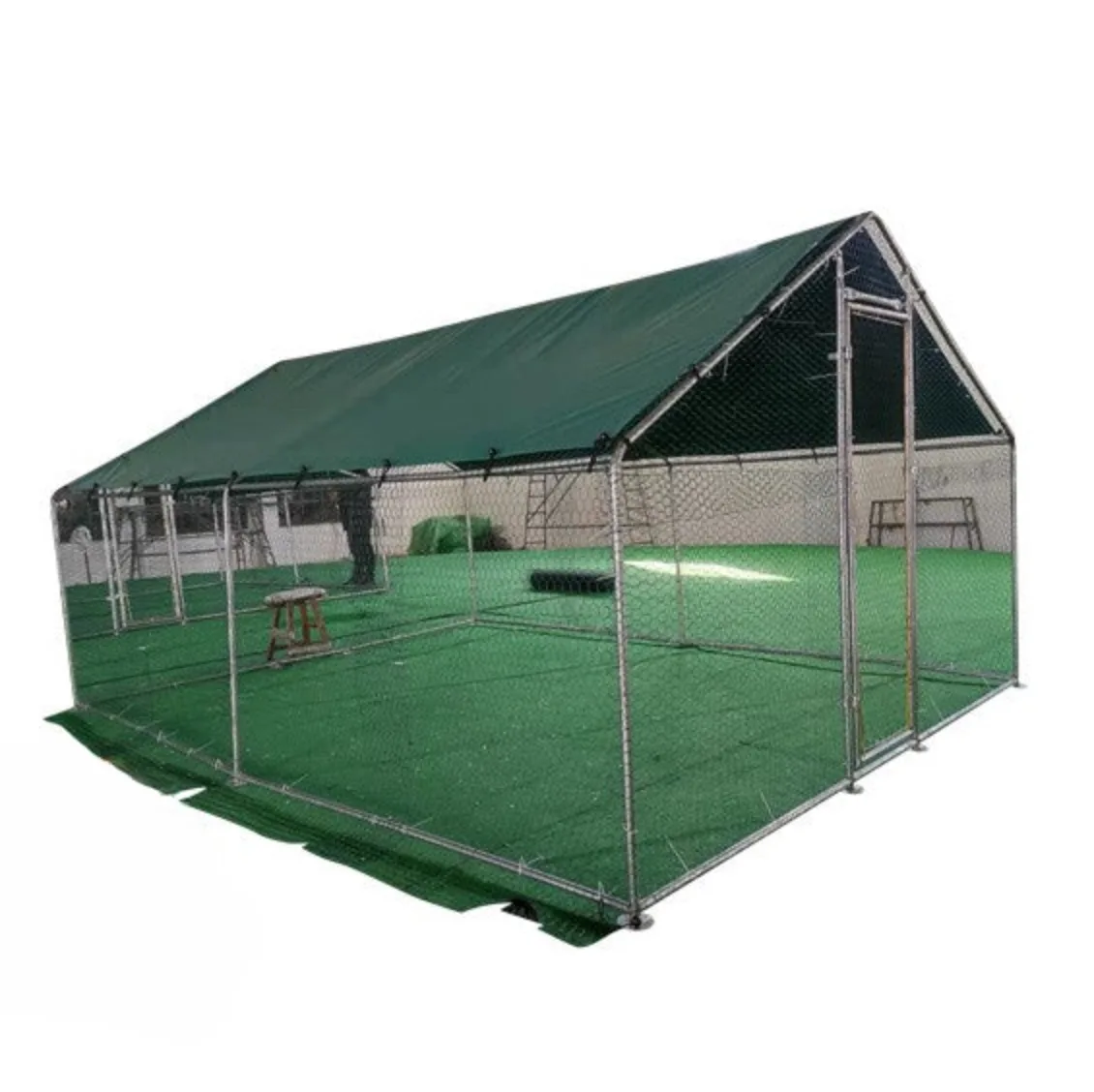 Tarc pasari din otel galvanizat 4×4 m Ancona