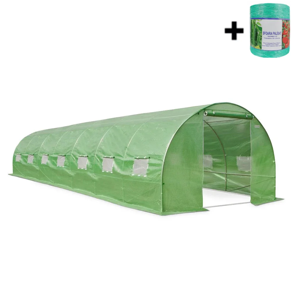 Solar de gradina 5×7 cu țeavă de 38×1,2 mm profesional Eden + ata de palisare CADOU