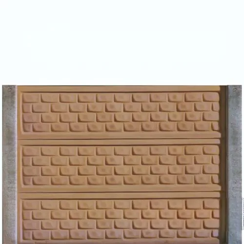 Gard beton Compact Jupiter inaltime 1,5 m, cu stalpi drepti