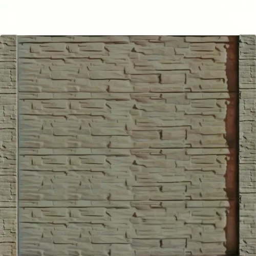 Gard beton Compact Luna inaltime 2 m, cu stalpi cu model