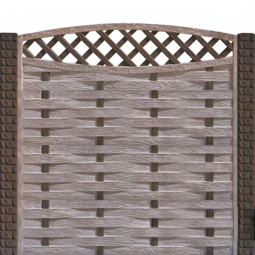 Gard beton Neptun inaltime 2 m, cu stalpi cu model