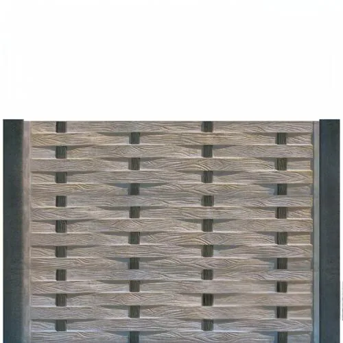 Gard beton Neptun inaltime 1,5 m, cu stalpi drepti