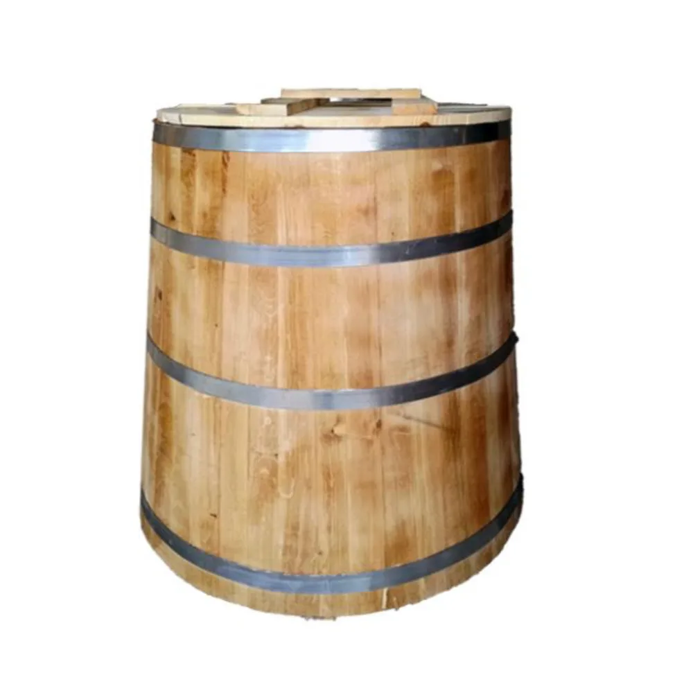 Putina din stejar 100 L cu capac si gratar