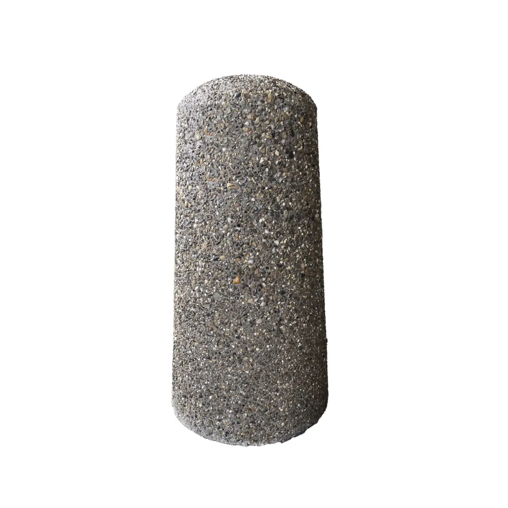 Bolard 77 x 44 cm din beton conic delimitator parcare rotund Maine